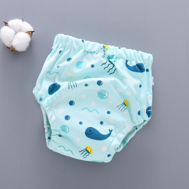 6 Layer Waterproof Reusable Baby Diaper Panties Code No 5388