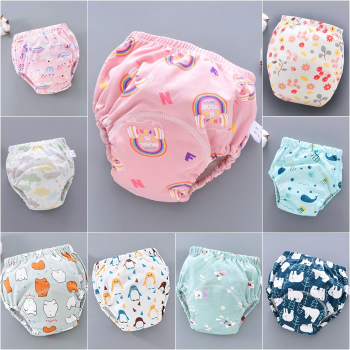 6 Layer Waterproof Reusable Baby Diaper Panties Code No 5388